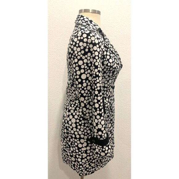 MAX MARA BLACK WHITE DOT DESIGN SIZE XXL - Picture 2 of 15